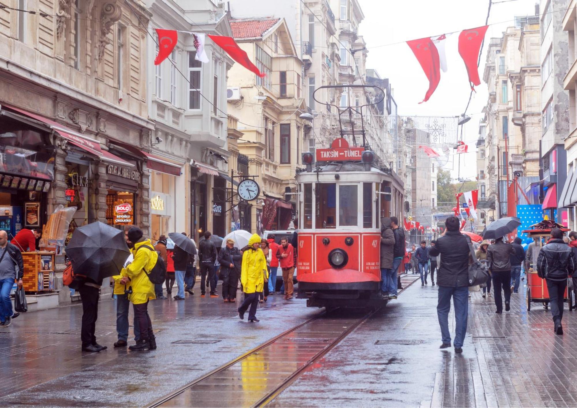 Istanbul Taksim Istiklal Street Kamil Hotel - Historical Luaran gambar